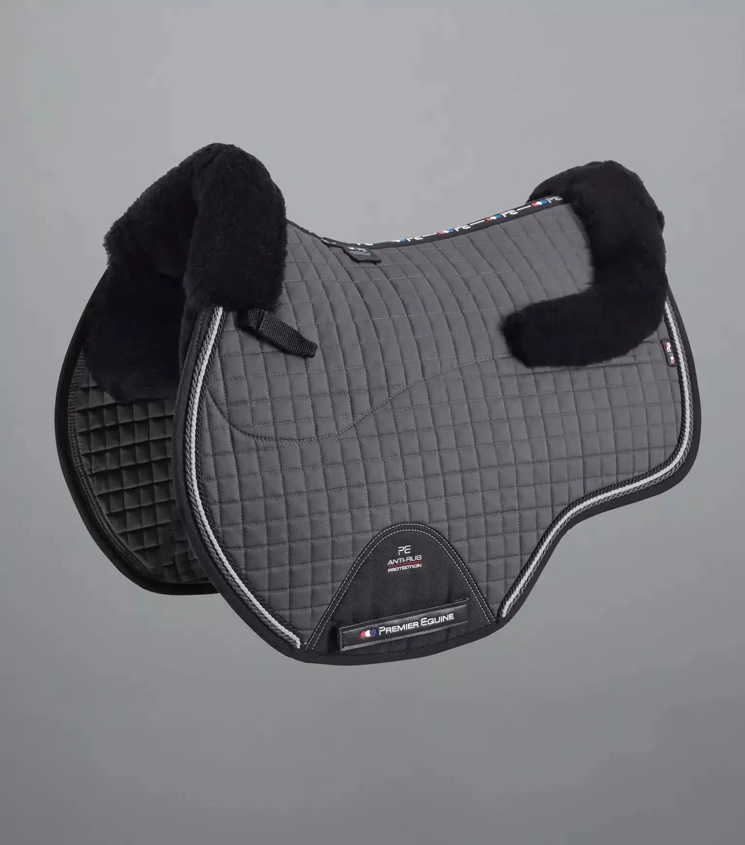 Premier Equine Close Contact Merino Wool European Saddle Pad - GP/Jump Square by Premier Equine at  Try a Bit