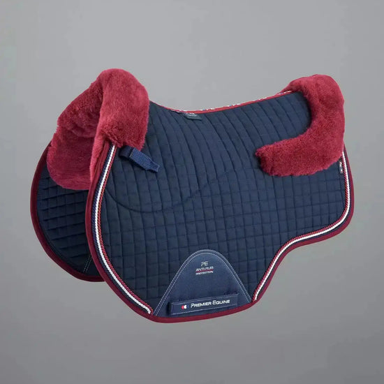 Premier Equine Close Contact Merino Wool European Saddle Pad - GP/Jump Square by Premier Equine at  Try a Bit