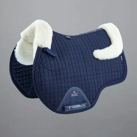 Premier Equine Close Contact Merino Wool European Saddle Pad - GP/Jump Square by Premier Equine at  Try a Bit