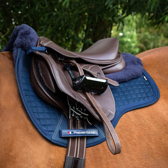 Premier Equine Close Contact Merino Wool European Saddle Pad - GP/Jump Square by Premier Equine at  Try a Bit