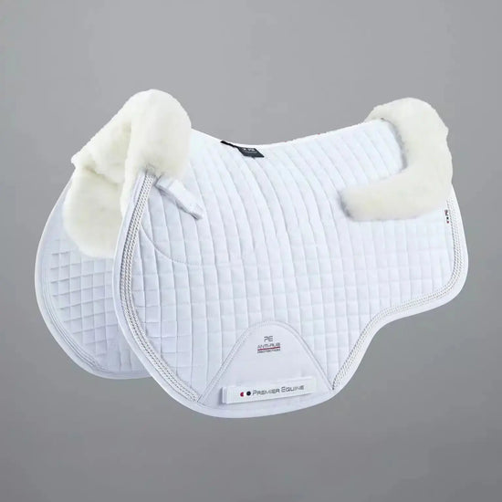 Premier Equine Close Contact Merino Wool European Saddle Pad - GP/Jump Square by Premier Equine at  Try a Bit