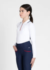 YR Concept Long Sleeve Polo Shirt (White) by Maximilian Equestrian at  Try A Bit