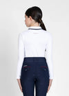Maximilian Equestrian YR Concept Long Sleeve Polo Shirt (White) by Maximilian Equestrian at  Try a Bit