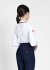 YR Concept Long Sleeve Polo Shirt (White) by Maximilian Equestrian at  Try A Bit