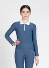 Maximilian Equestrian YR Concept Long Sleeve Polo Shirt (Sailor) by Maximilian Equestrian at  Try a Bit