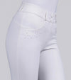 Cristalli Gel Full Seat Riding Breeches White by Premier Equine Int. Ltd. at  Try A Bit