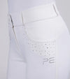 Cristalli Gel Full Seat Riding Breeches White by Premier Equine Int. Ltd. at  Try A Bit