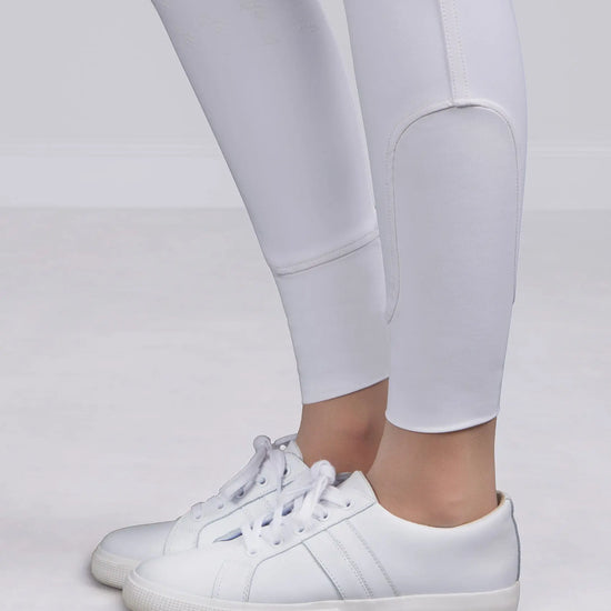 Cristalli Gel Full Seat Riding Breeches White by Premier Equine Int. Ltd. at  Try A Bit