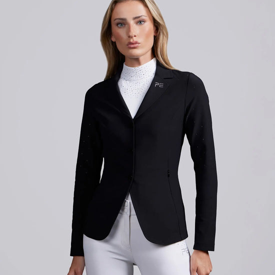 Cristalli Womens Competition Jacket Black by Premier Equine Int. Ltd. at  Try A Bit