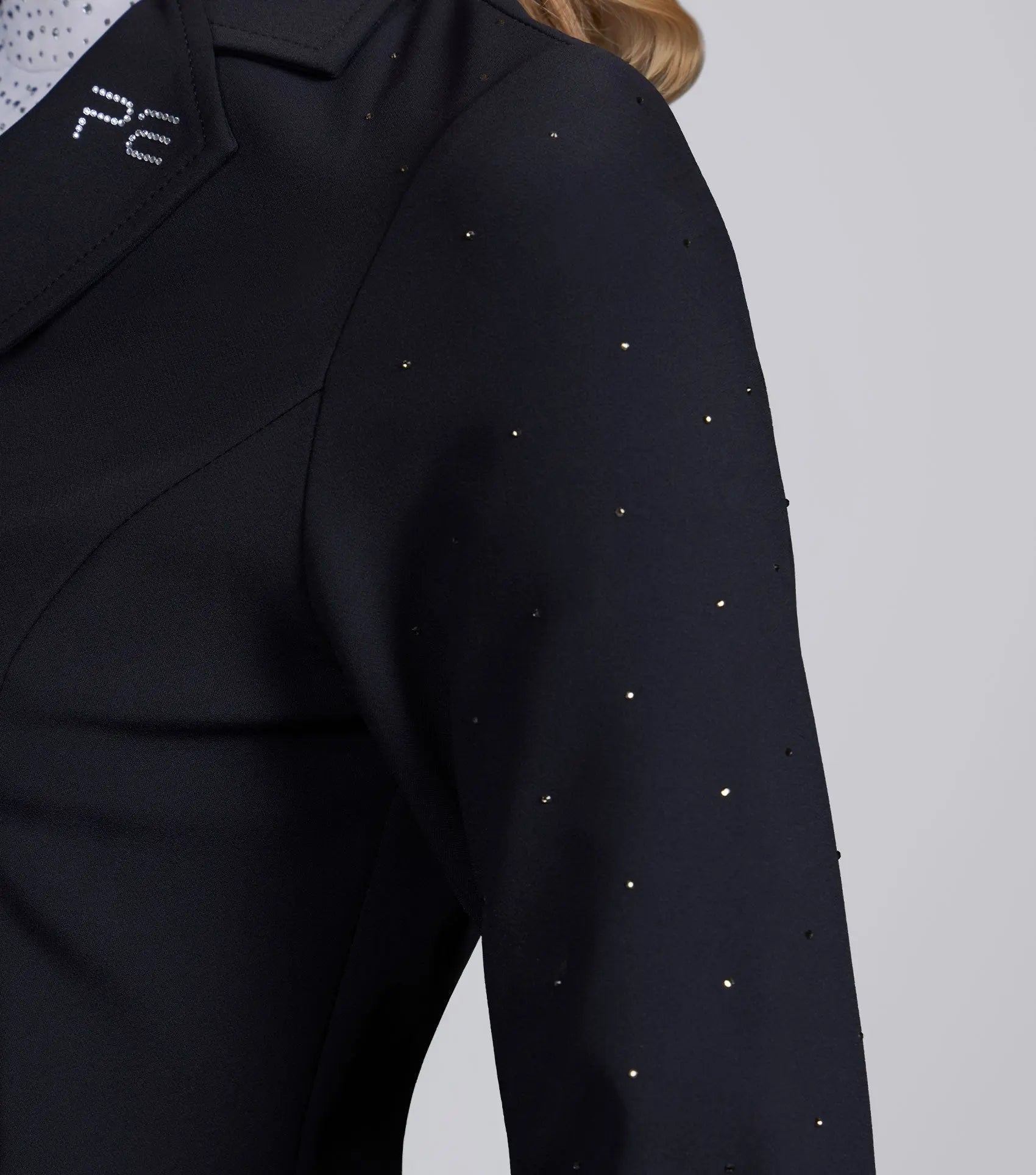 Cristalli Womens Competition Jacket Black by Premier Equine Int. Ltd. at  Try A Bit