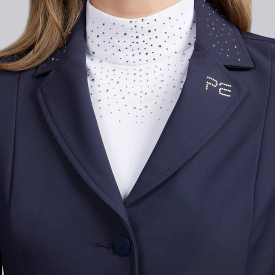 Crystello Womens Competition Jacket Navy by Premier Equine Int. Ltd. at  Try A Bit