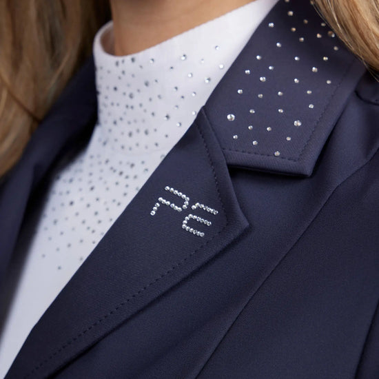 Crystello Womens Competition Jacket Navy by Premier Equine Int. Ltd. at  Try A Bit