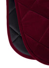 Velvet Jumping Saddle Pad (Ruby) by Maximilian Equestrian at  Try A Bit