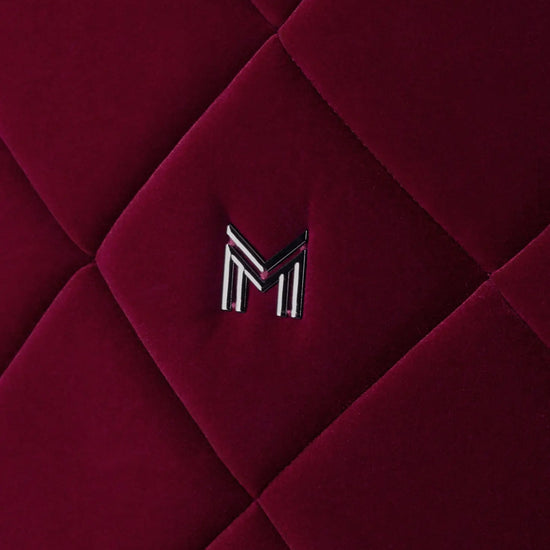 Velvet Jumping Saddle Pad (Ruby) by Maximilian Equestrian at  Try A Bit