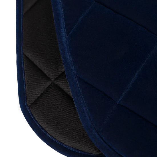 Velvet Jumping Saddle Pad (Sapphire) by Maximilian Equestrian at  Try A Bit