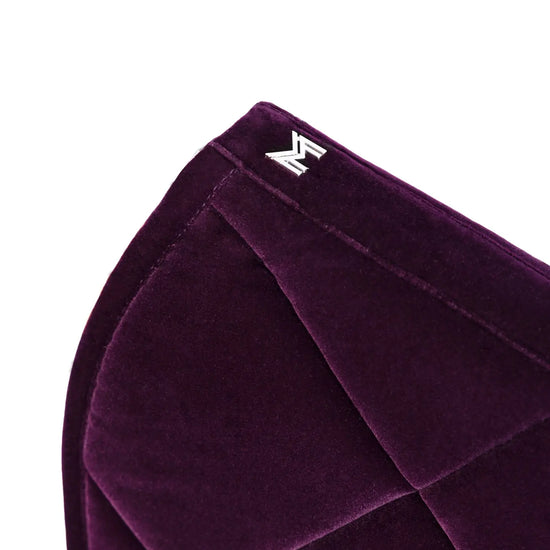 Velvet Jumping Saddle Pad (Amethyst) by Maximilian Equestrian at  Try A Bit
