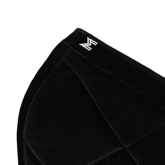 Velvet Jumping Saddle Pad (Black) by Maximilian Equestrian at  Try A Bit