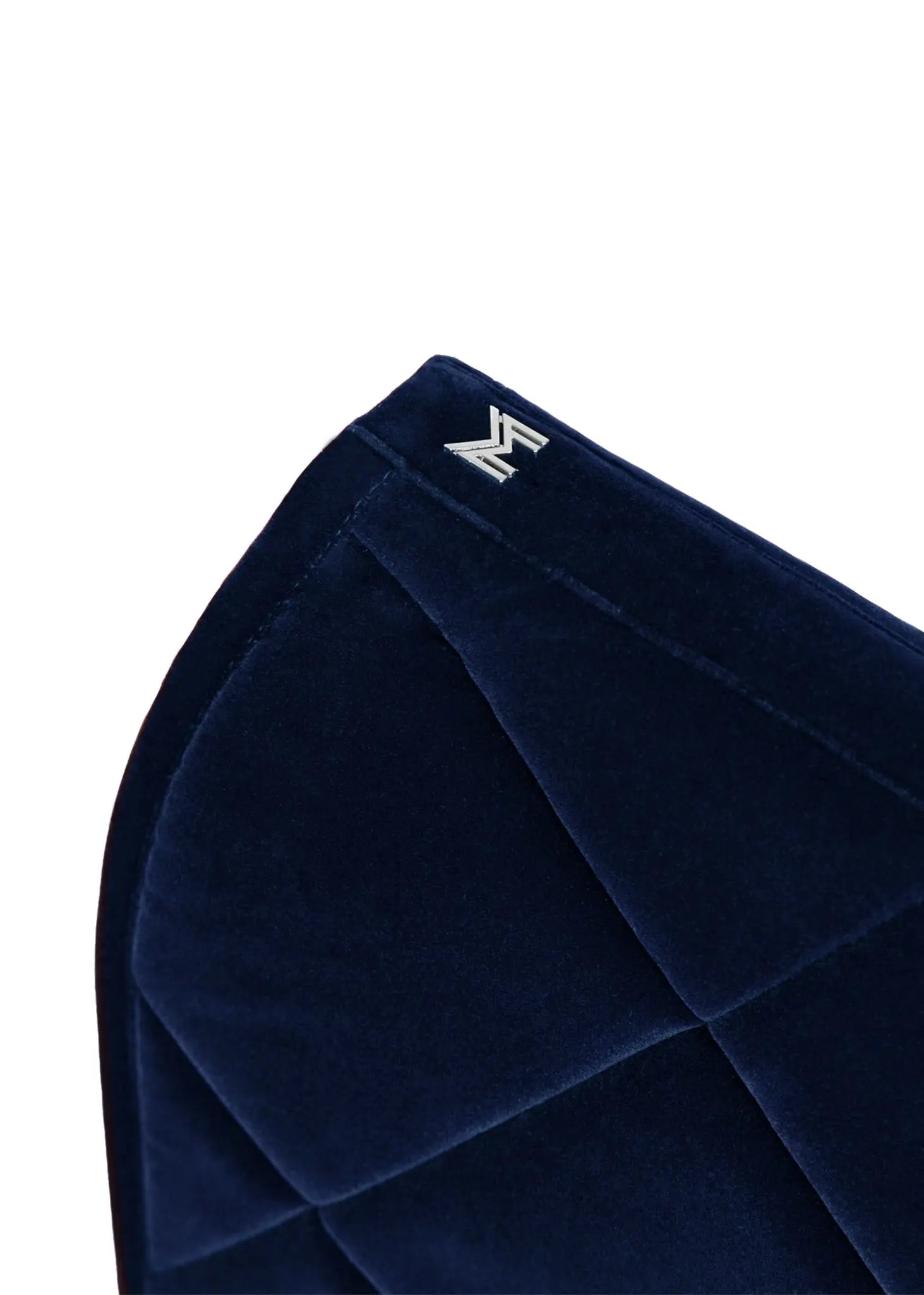 Velvet Jumping Saddle Pad (Sapphire) by Maximilian Equestrian at  Try A Bit
