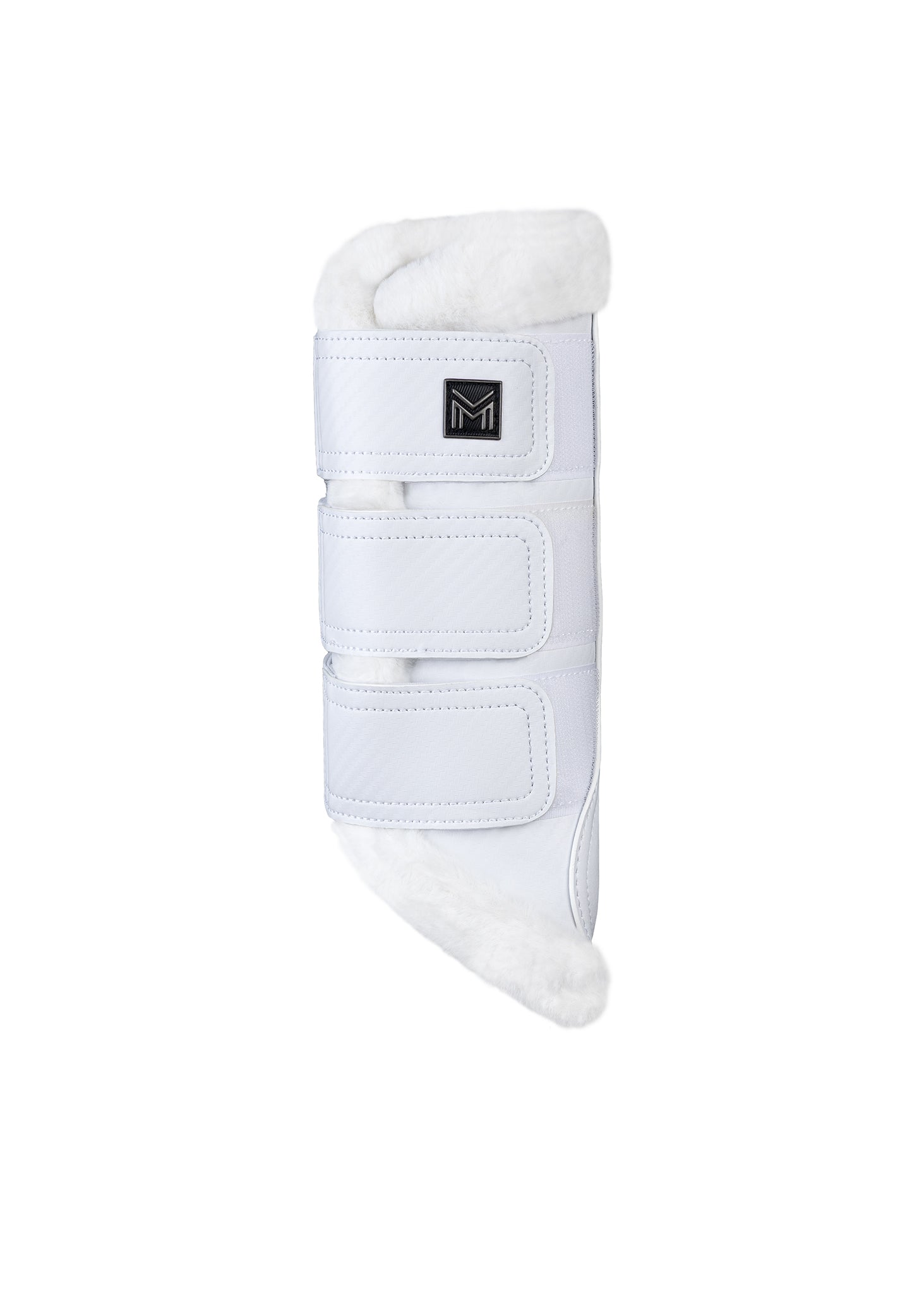 Drift Brushing Boots (White) by Maximilian Equestrian at  Try A Bit