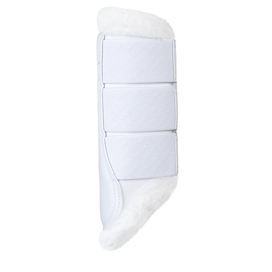 Drift Brushing Boots (White) by Maximilian Equestrian at  Try A Bit