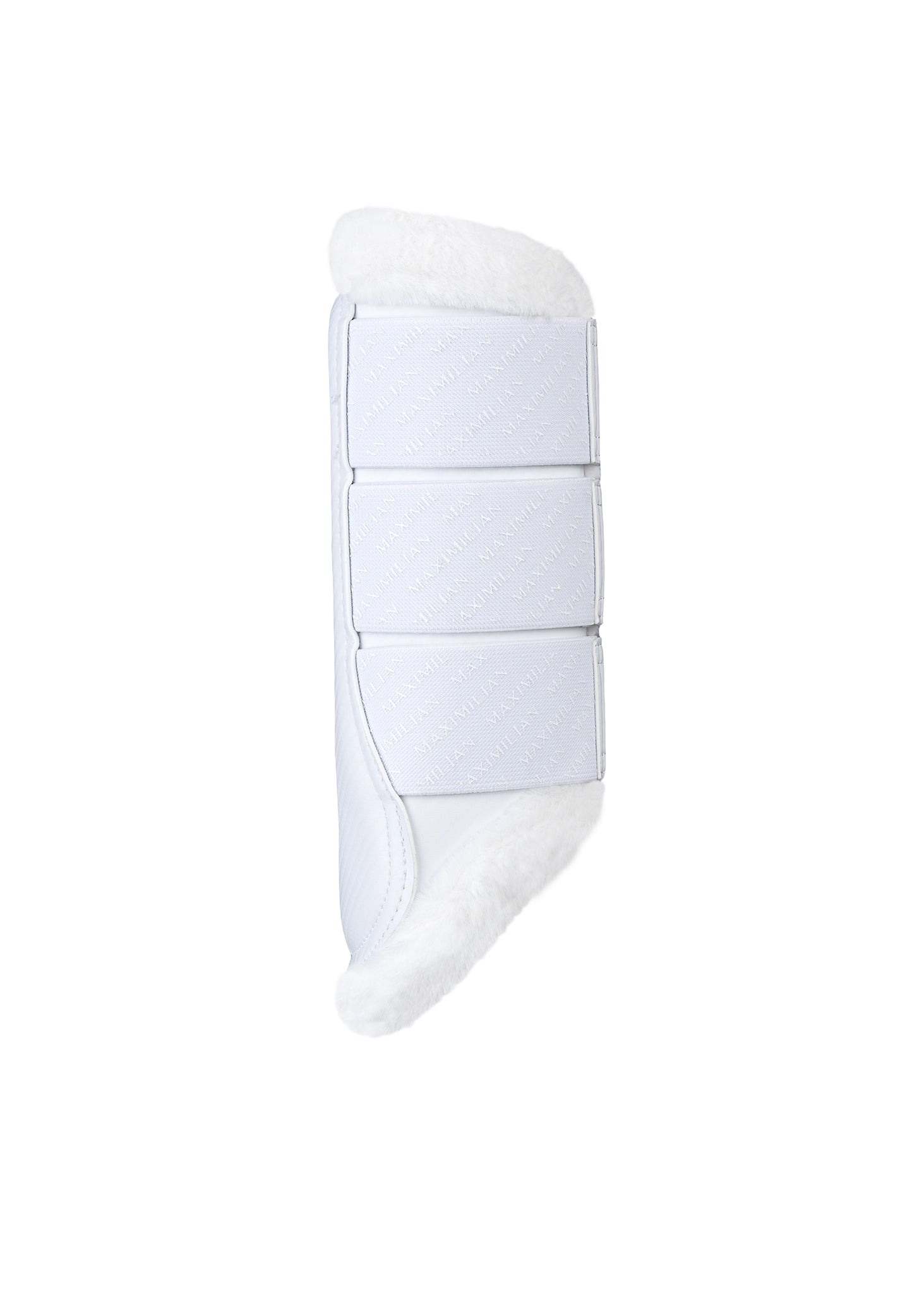 Drift Brushing Boots (White) by Maximilian Equestrian at  Try A Bit