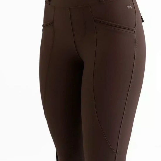 Maximilian Equestrian Pro Riding Leggings Chocolate by Maximilian Equestrian at  Try a Bit