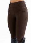 Maximilian Equestrian Pro Riding Leggings Chocolate by Maximilian Equestrian at  Try a Bit