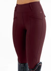 Maximilian Equestrian Pro Riding Leggings Burgundy by Maximilian Equestrian at  Try a Bit