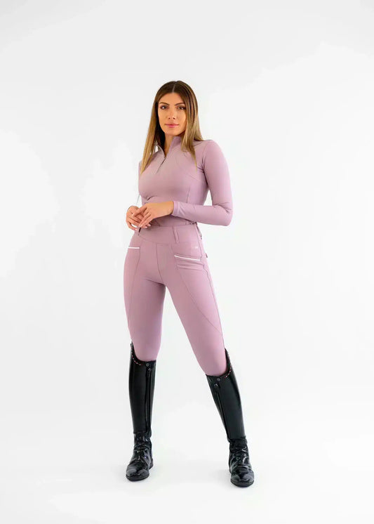 Maximilian Equestrian Pro Riding Leggings Mauve by Maximilian Equestrian at  Try a Bit