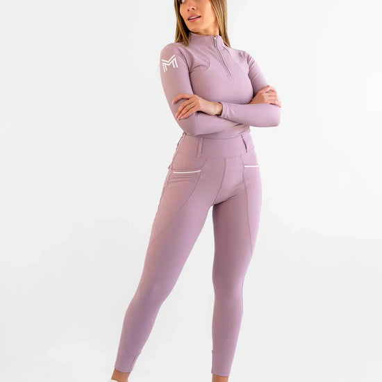 Maximilian Equestrian Pro Riding Leggings Mauve by Maximilian Equestrian at  Try a Bit