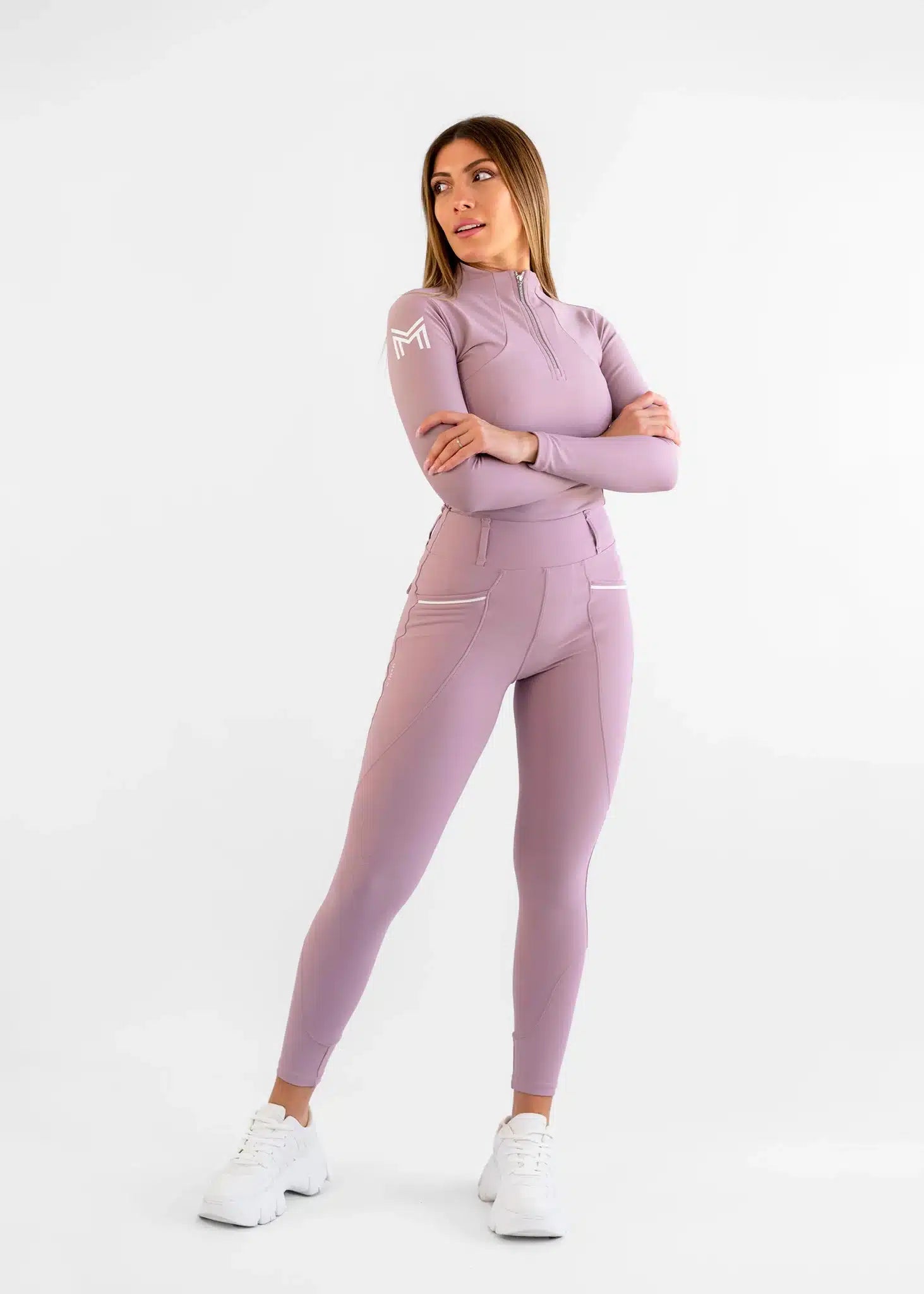 Maximilian Equestrian Pro Riding Leggings Mauve by Maximilian Equestrian at  Try a Bit
