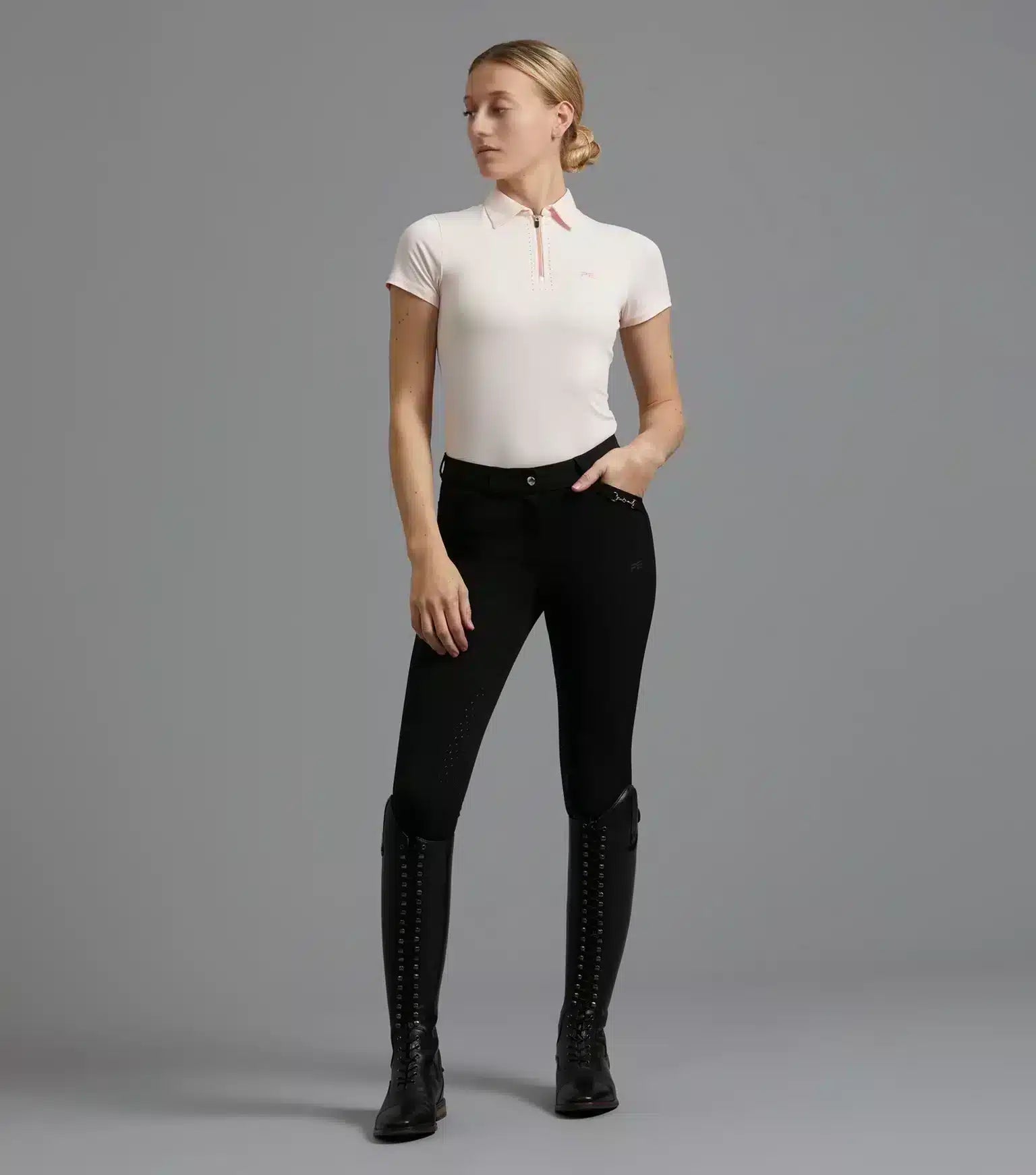 Premier Equine Delta Ladies Full Seat Gel Riding Breeches by Premier Equine at  Try a Bit