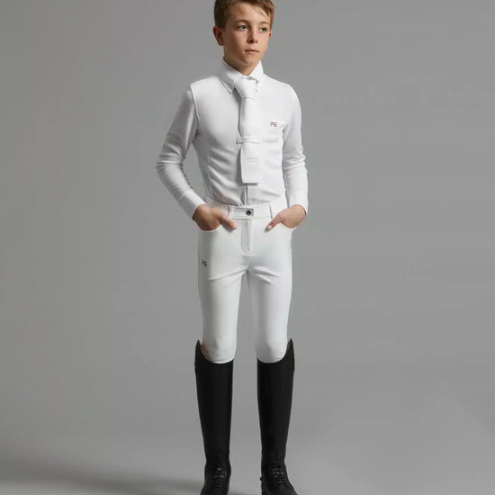 Premier Equine Derby Boys Competition Riding Breeches by Premier Equine at  Try a Bit