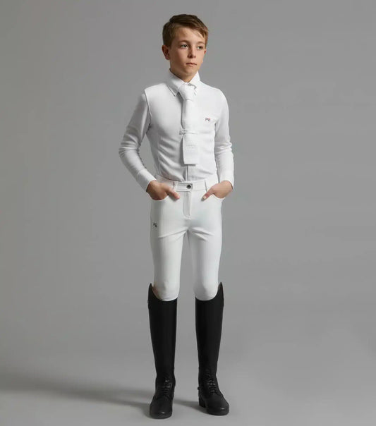 Premier Equine Derby Boys Competition Riding Breeches by Premier Equine at  Try a Bit