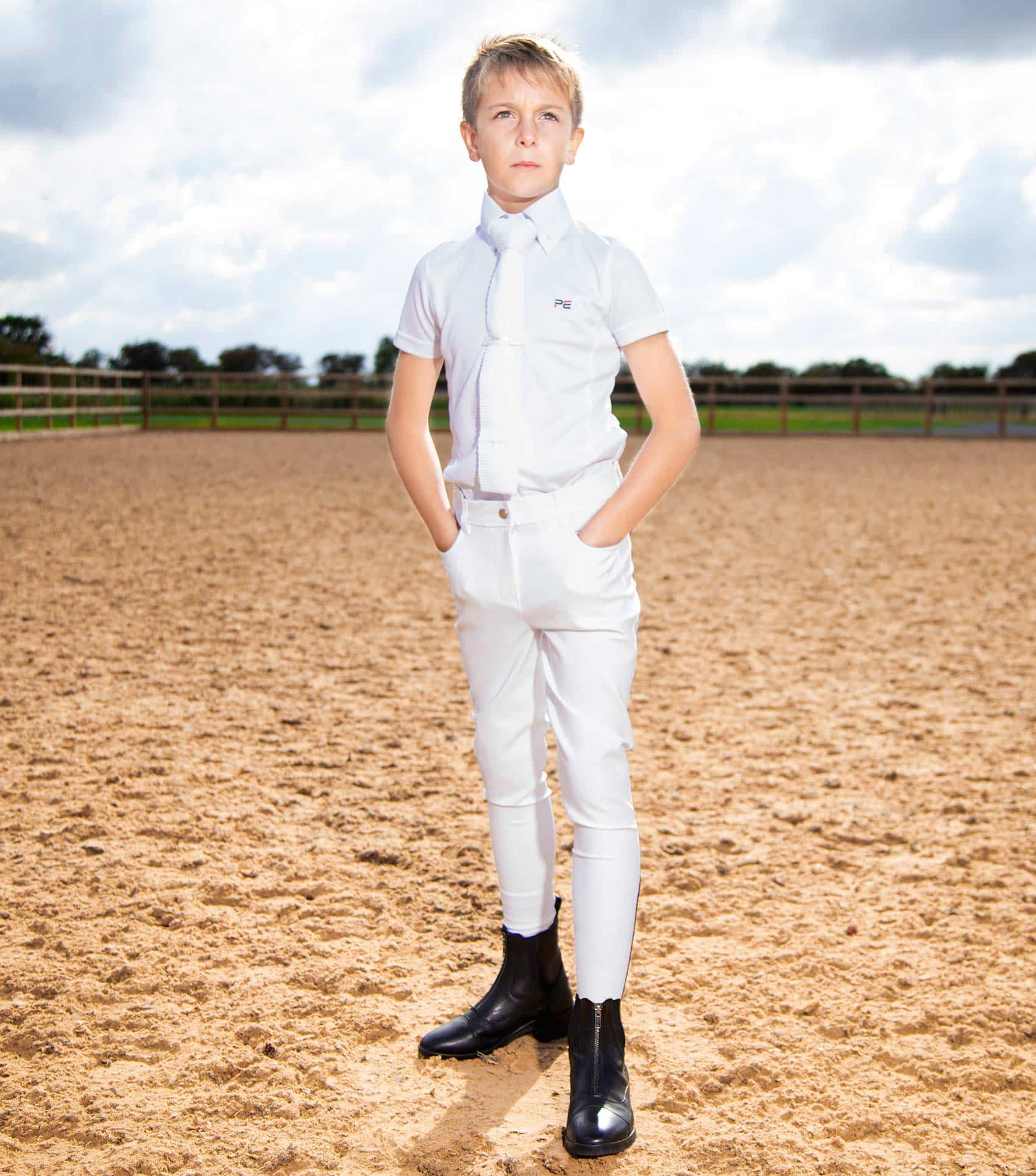 Premier Equine Derby Boys Competition Riding Breeches by Premier Equine at  Try a Bit