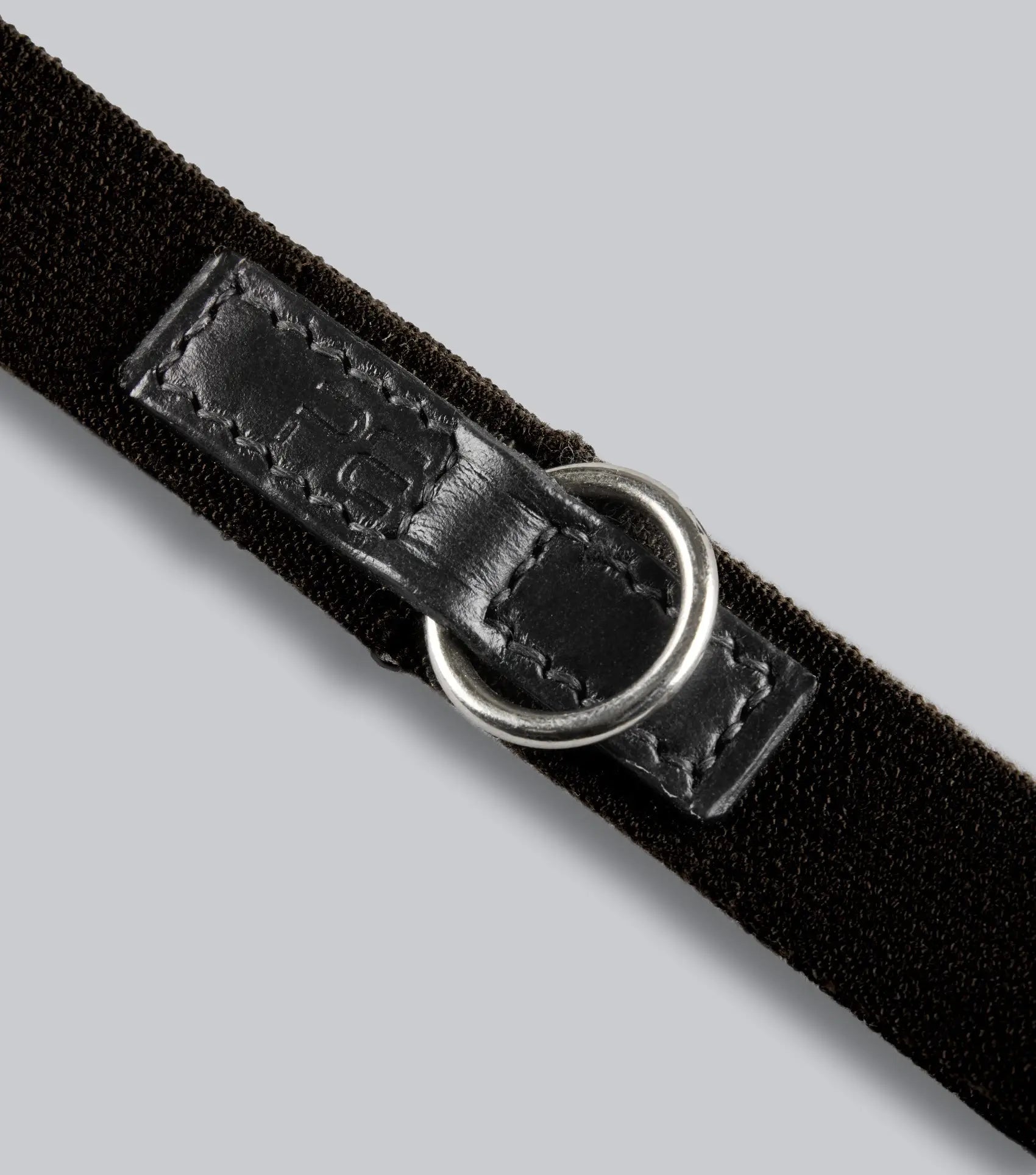 Elastic Curb Strap 3/4" Black