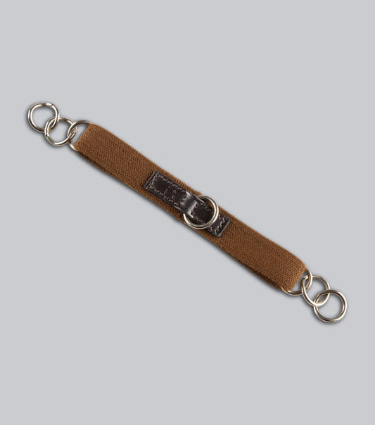 Elastic Curb Strap 3/4" Dark Havana