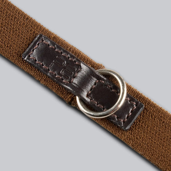 Elastic Curb Strap 3/4" Dark Havana