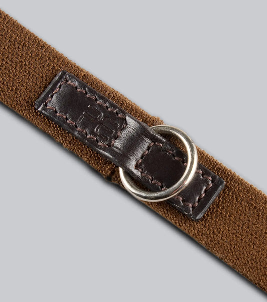 Elastic Curb Strap 3/4" Dark Havana
