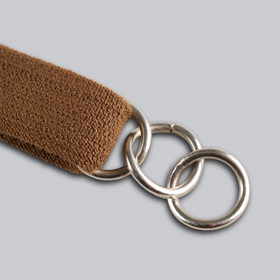 Elastic Curb Strap 3/4" Dark Havana