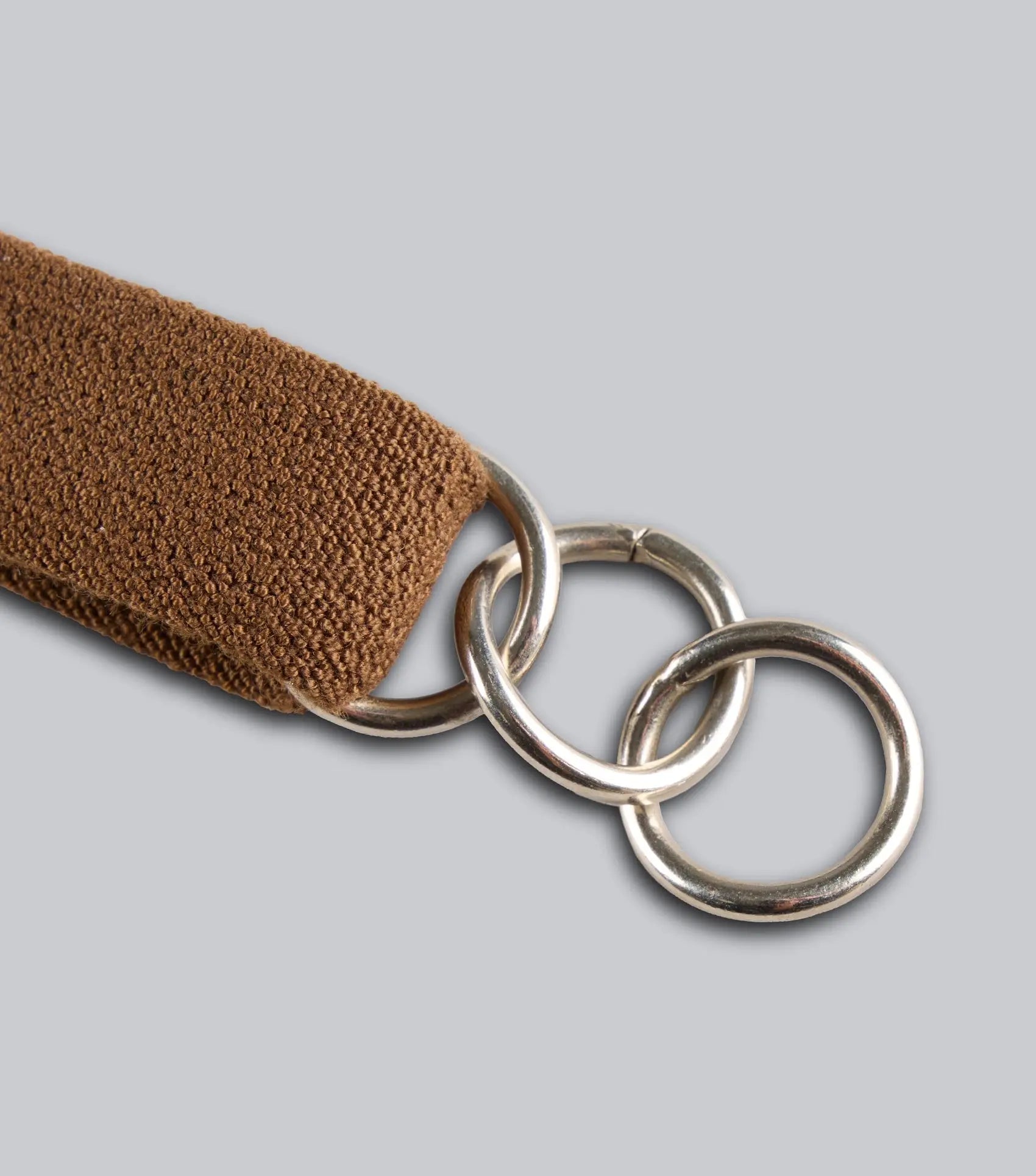 Elastic Curb Strap 3/4" Dark Havana