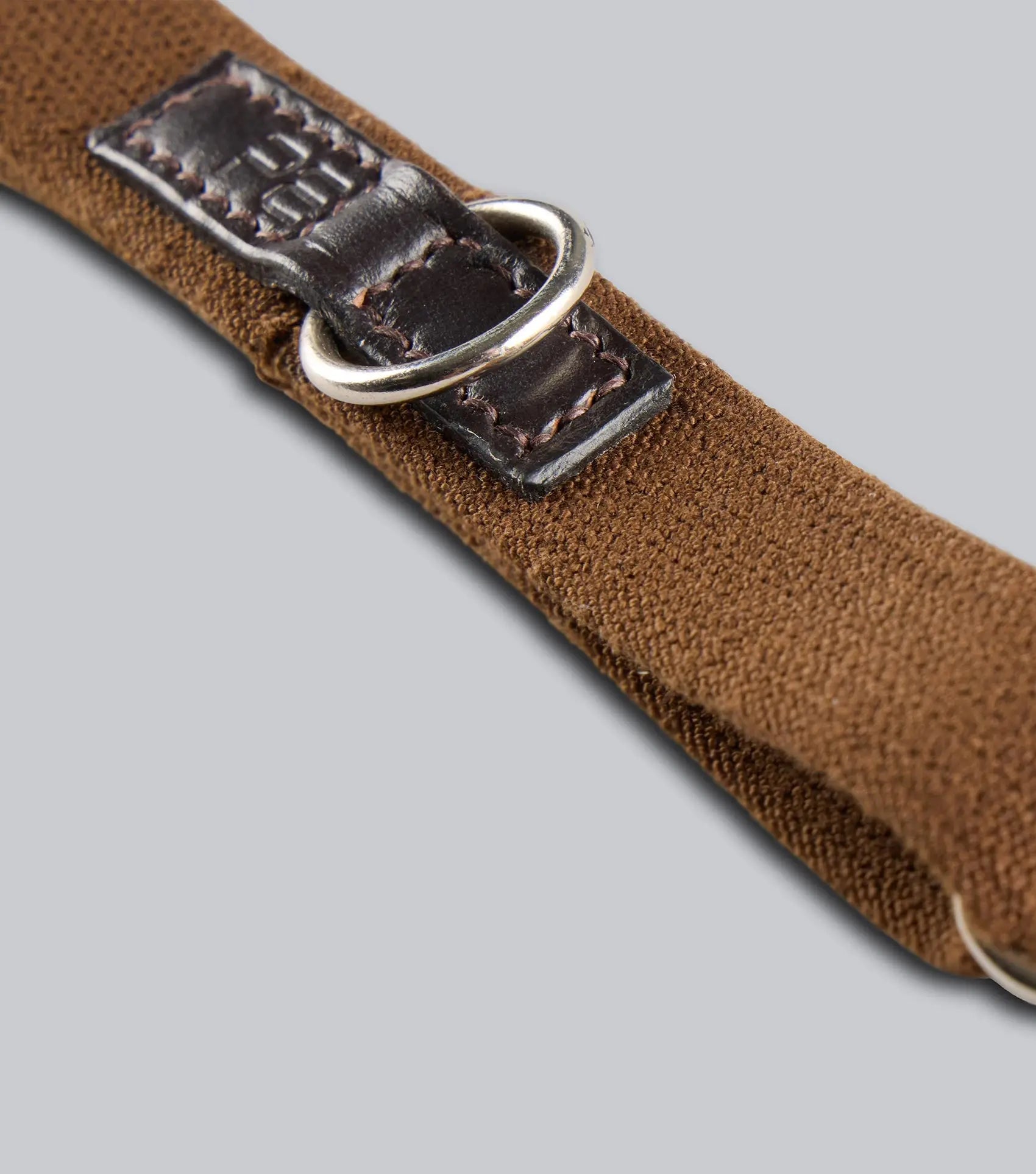 Elastic Curb Strap 3/4" Dark Havana