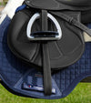 European Aniline Stirrup Leathers Black by Premier Equine Int. Ltd. at  Try A Bit