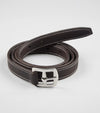 European Aniline Stirrup Leathers Dark Havana