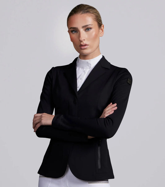 Evinco Ladies Competition Jacket Jet Black by Premier Equine Int. at  Try A Bit