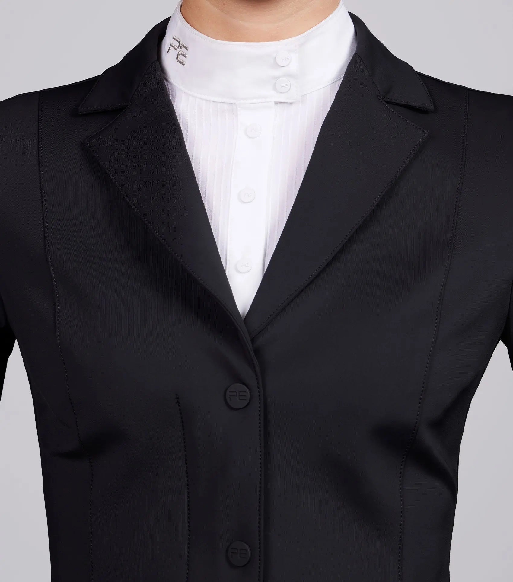 Evinco Ladies Competition Jacket Jet Black by Premier Equine Int. at  Try A Bit