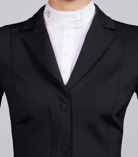 Evinco Ladies Competition Jacket Jet Black by Premier Equine Int. at  Try A Bit