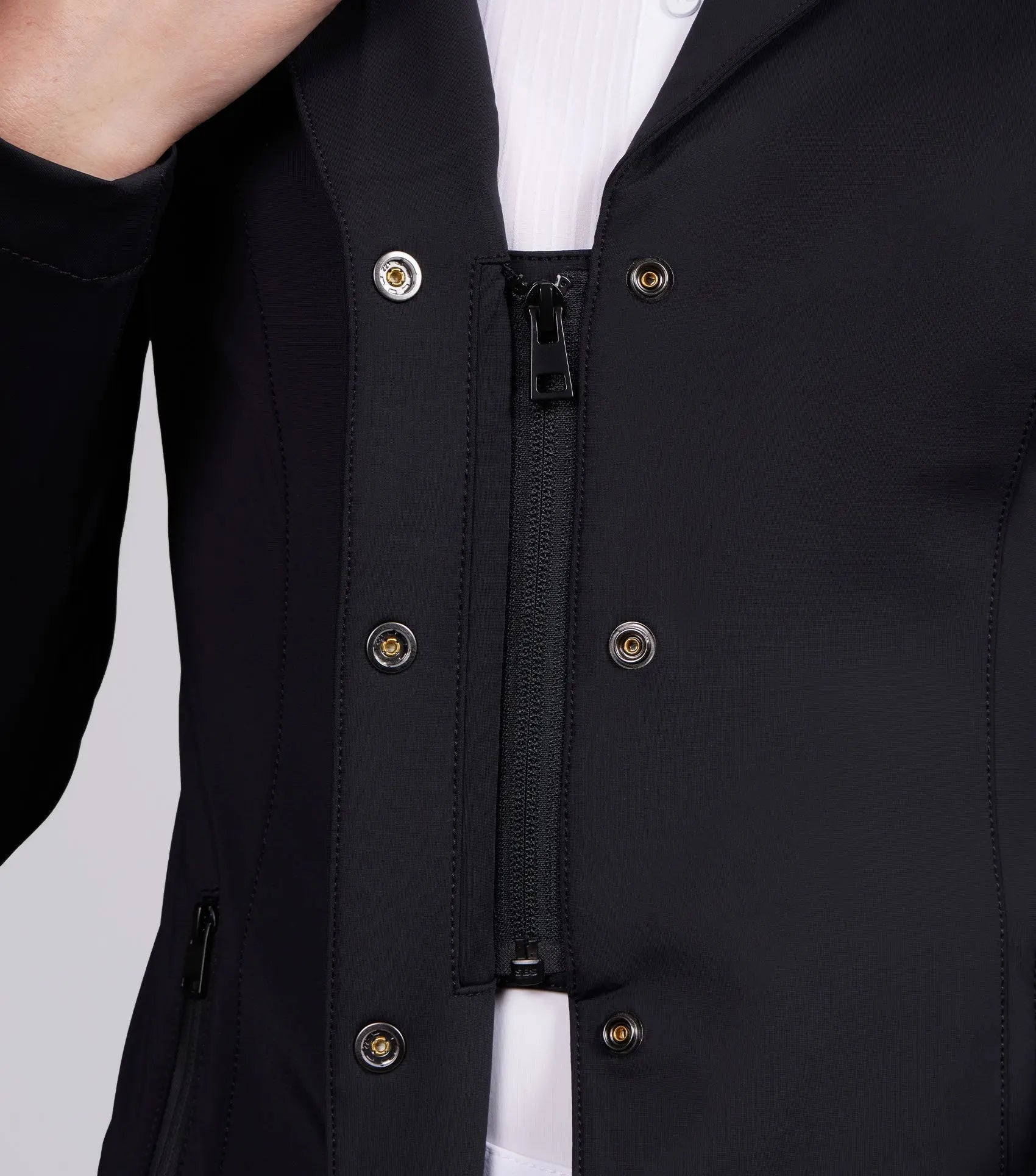 Evinco Ladies Competition Jacket Jet Black by Premier Equine Int. at  Try A Bit