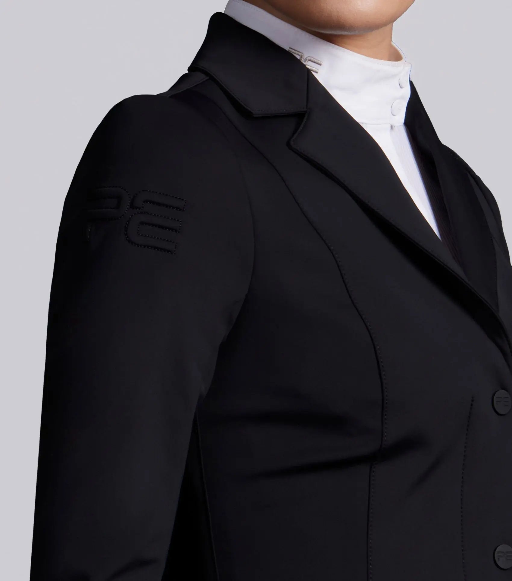 Evinco Ladies Competition Jacket Jet Black by Premier Equine Int. at  Try A Bit