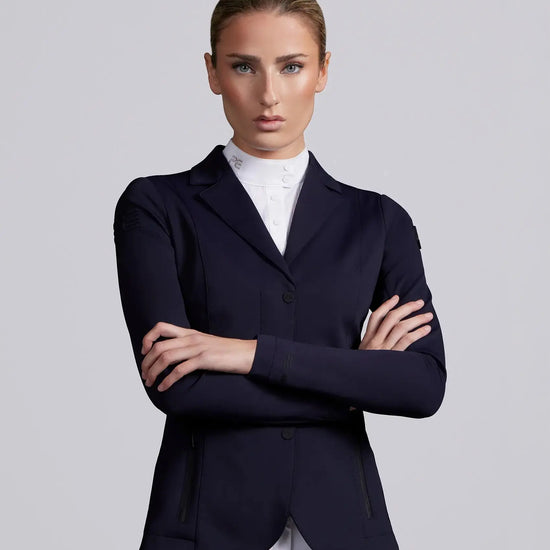 Evinco Ladies Competition Jacket Jet Black by Premier Equine Int. at  Try A Bit